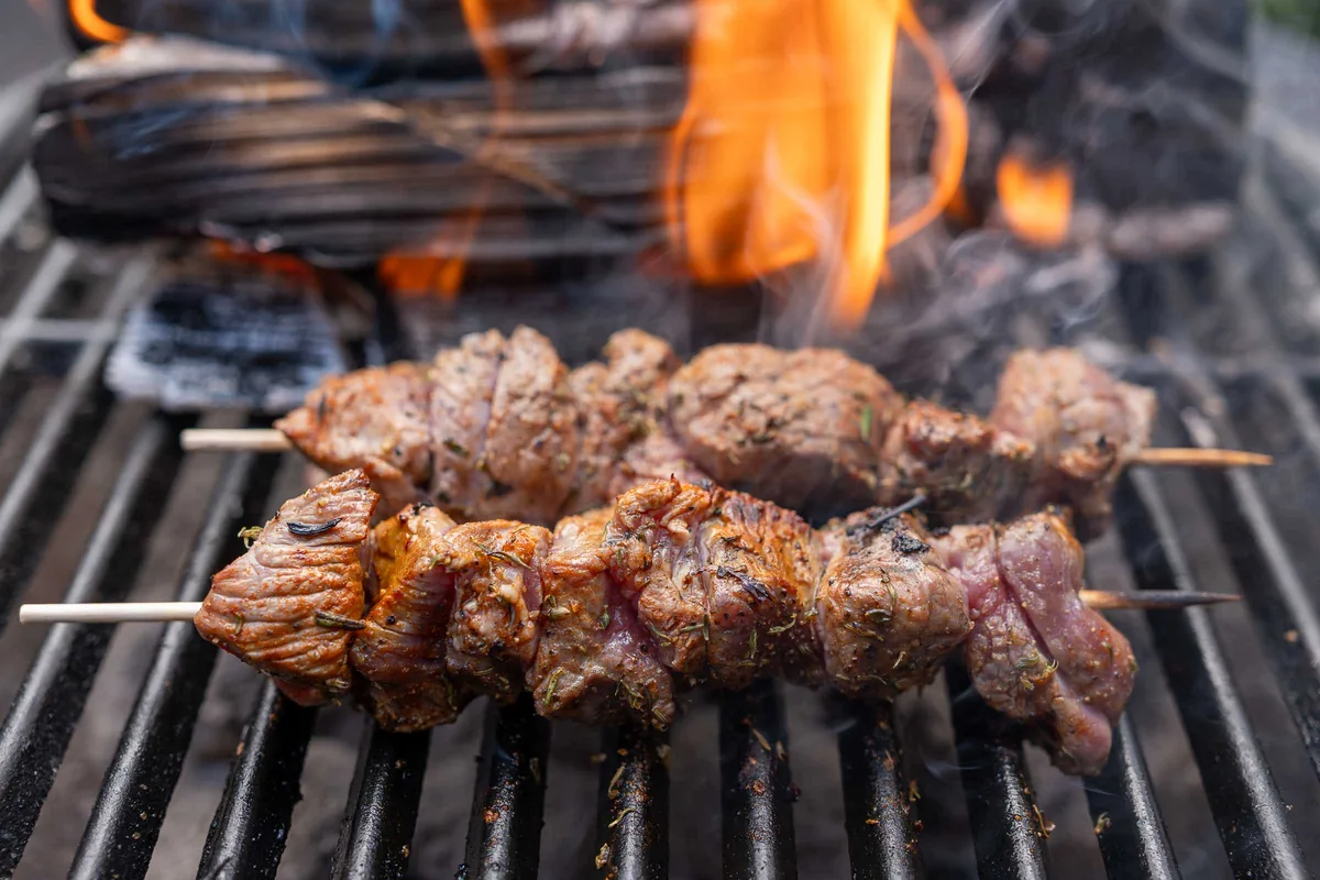 Lammspieße vom Grill