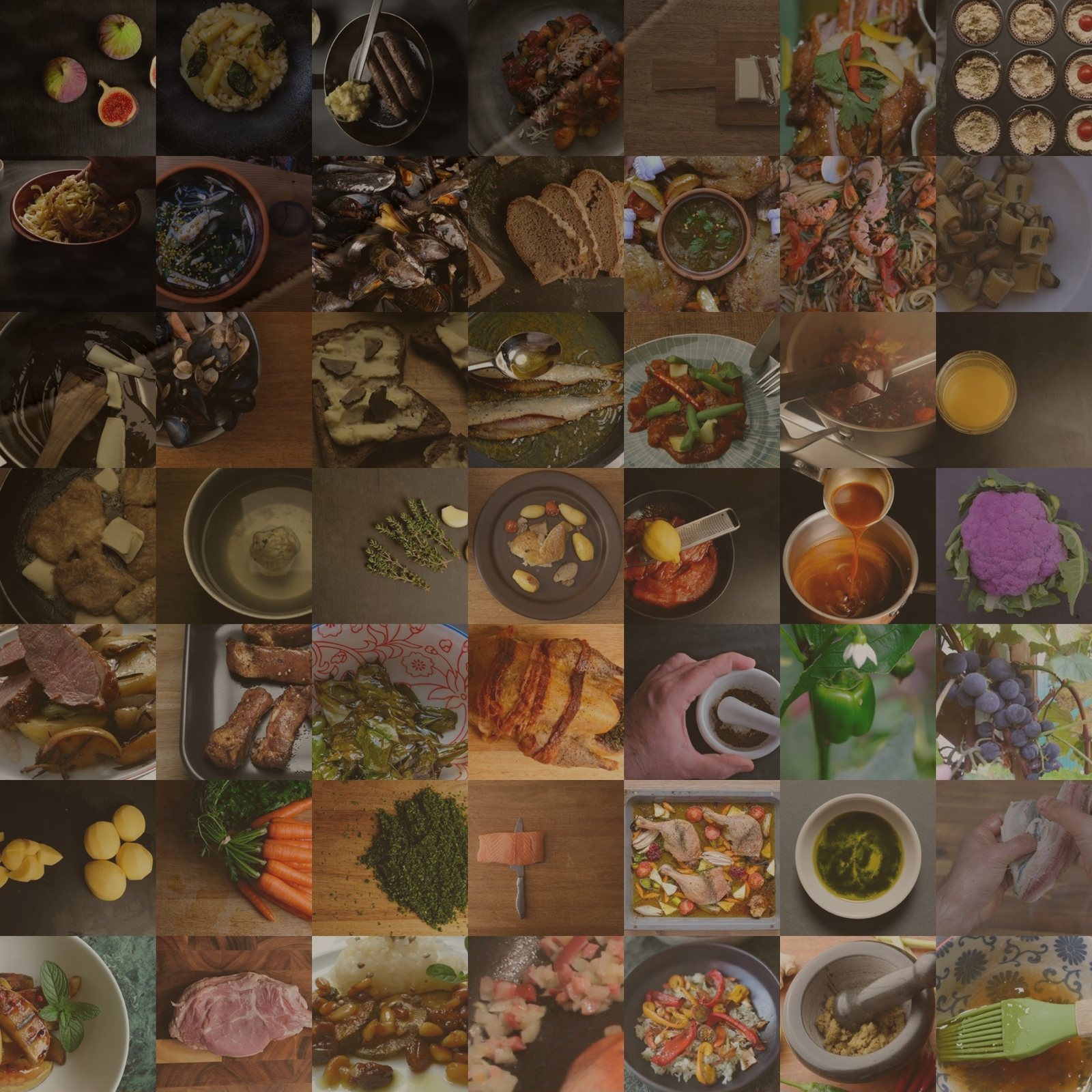 Ausschnitt an der Tellerkante von EMPTY PLATES (Dark): 49 Fotos, halb Teller, halb Grund