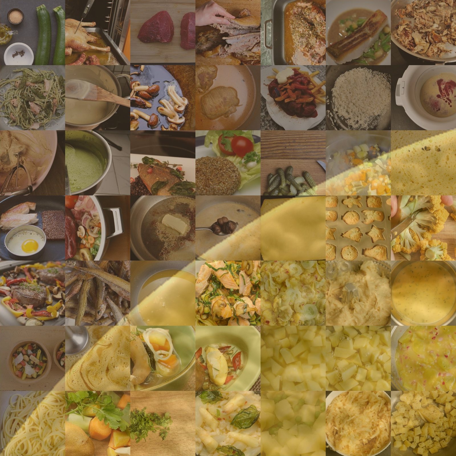 Ausschnitt an der Tellerkante von EMPTY PLATES (Yellow): 49 Fotos, halb Teller, halb Grund